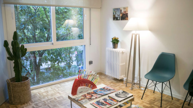 Sala de espera - Morelló Clínica Dental en Barcelona Sarria Sant Gervasi